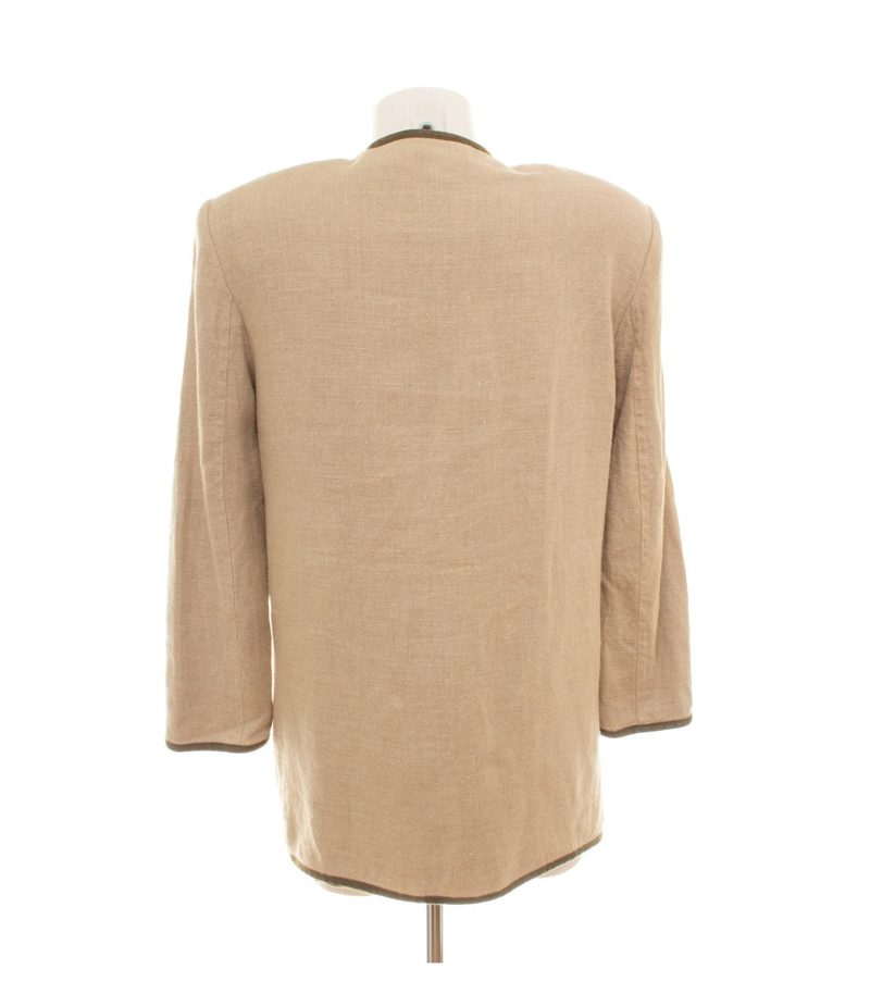 Collection Forum Damen Jacke Gr. 36 Beige Janker Leinen – Foto 3