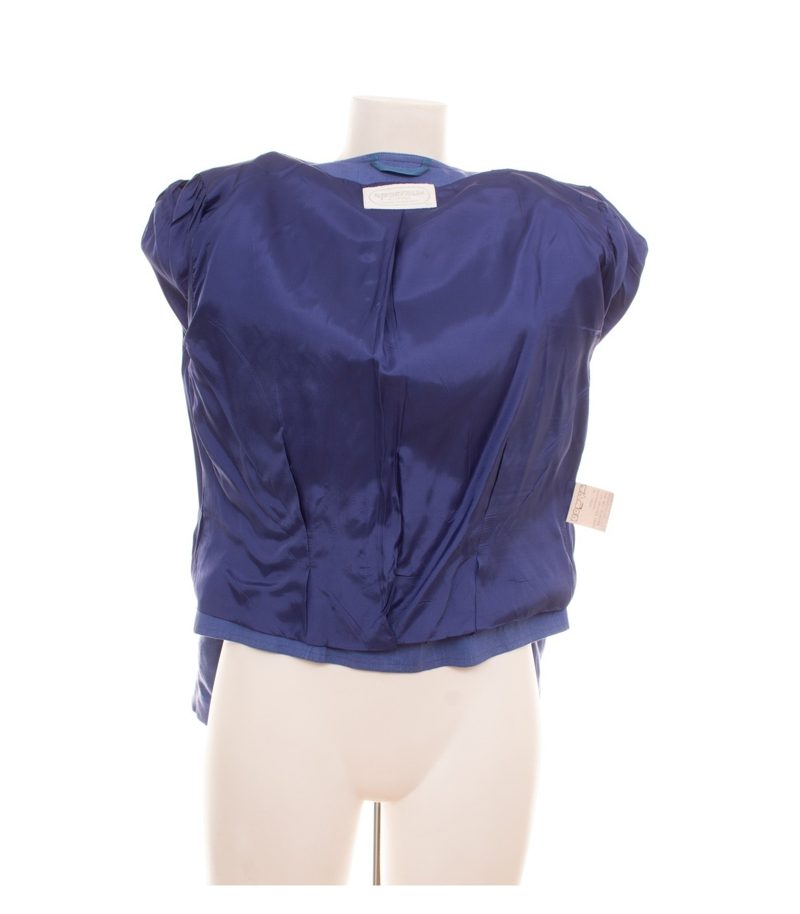 Sportalm Kitzbühel Damen Jacke Gr. 40 Blau Janker Leinen – Foto 8