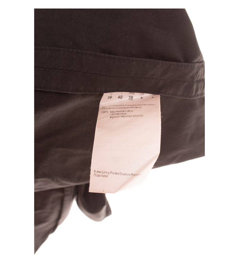 Hugo Boss Damen Bluse Gr. 36 Schwarz Ärmellos Baumwolle – Foto 8