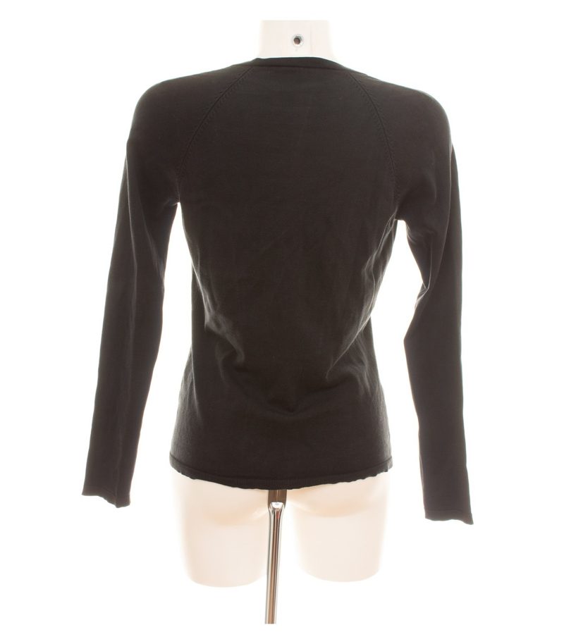 Hugo Boss Damen Strickjacke Gr. M Schwarz Cardigan Seidenmix – Foto 3