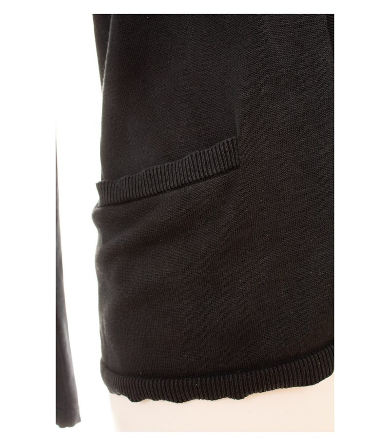Hugo Boss Damen Strickjacke Gr. M Schwarz Cardigan Seidenmix – Foto 6