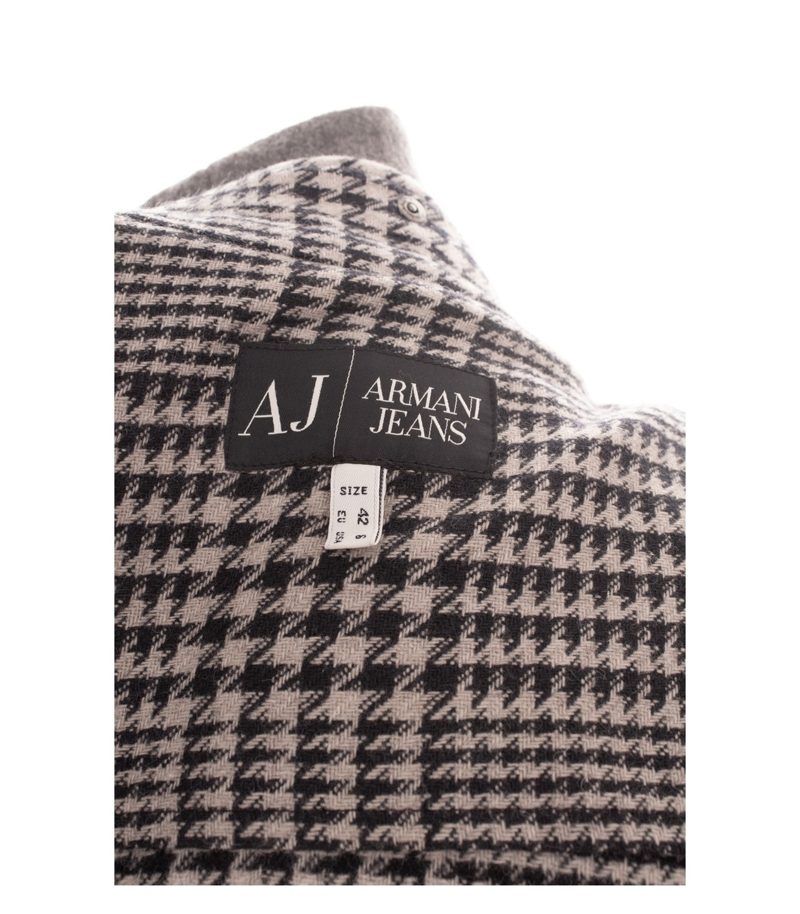 Armani Jeans Damen Jacke Gr. 36 Wollmix Grau Zweireiher – Foto 10