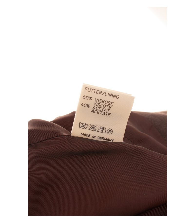 Jil Sander Damen Blazer Gr. 36 Braun Einreiher Wolle – Foto 7