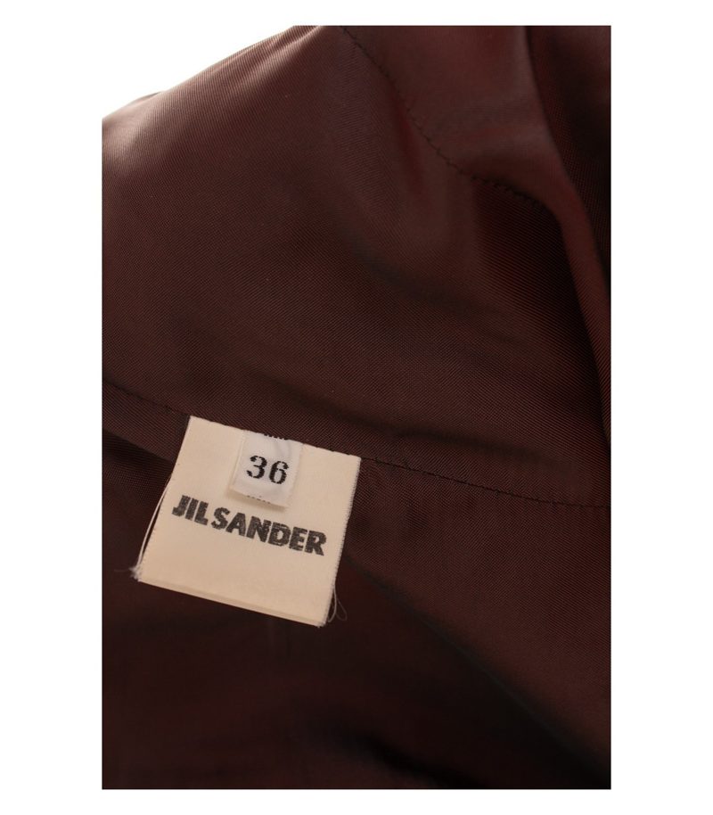Jil Sander Damen Blazer Gr. 36 Braun Einreiher Wolle – Foto 9