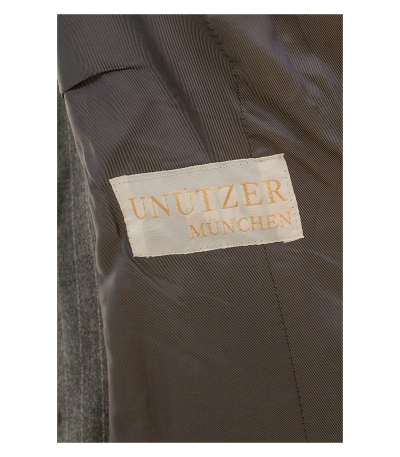 Unützer Damen Blazer Gr. 34 Grau Einreiher Wollmix Nadelstreifen – Foto 7