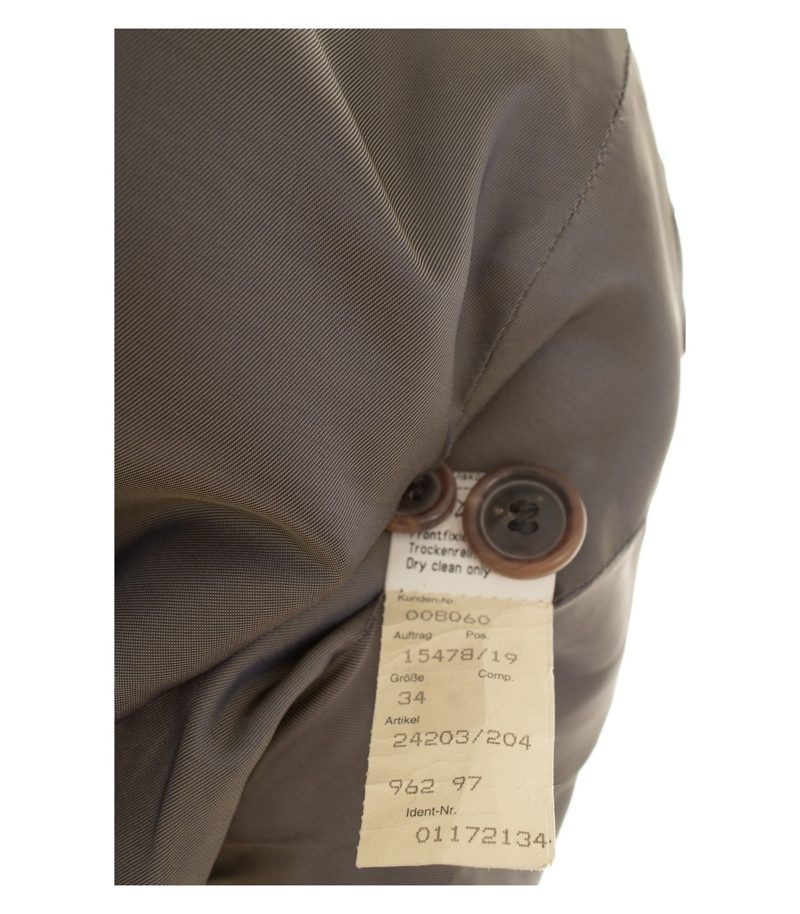 Unützer Damen Blazer Gr. 34 Grau Einreiher Wollmix Nadelstreifen – Foto 9
