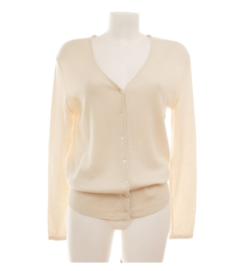Laurèl Damen Strickjacke Gr. 40 Beige Cardigan Kaschmir – Foto 1