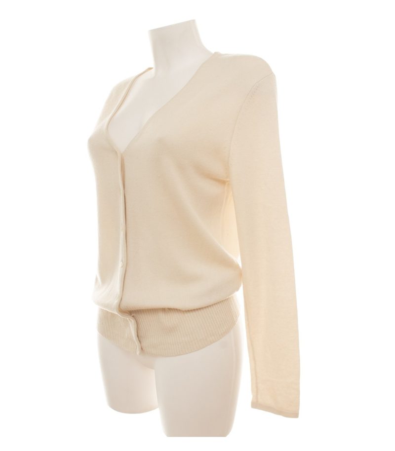 Laurèl Damen Strickjacke Gr. 40 Beige Cardigan Kaschmir – Foto 2