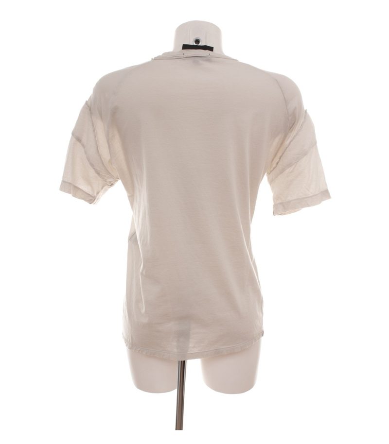 0044 Damen T-Shirt Gr. S (P) Beige Oversize Baumwolle – Foto 3