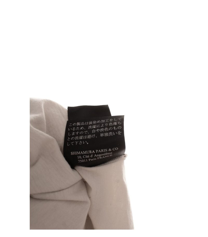 0044 Damen T-Shirt Gr. S (P) Beige Oversize Baumwolle – Foto 9