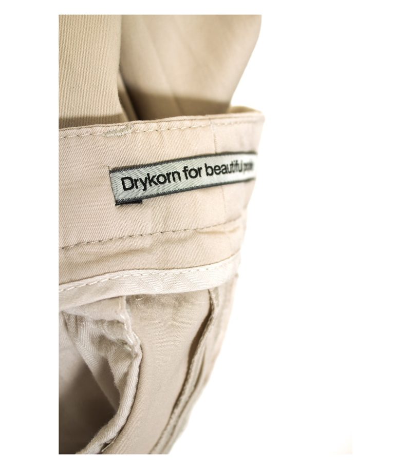 Drykorn Damen for beatiful people Hose Caprihose Gr. 2 DE 36 Creme Baumwolle – Foto 3