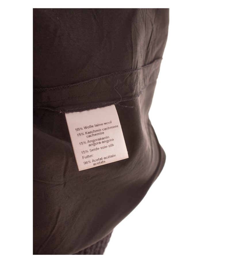 Akris punto Damen Rock ca. Gr. 38 Schwarz A-Linie Wollmix – Foto 8