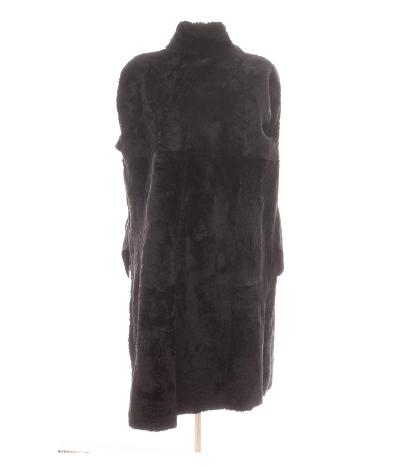 Werner Christ Damen Mantel Gr. 40 Schwarz Ledermantel Leder – Foto 9