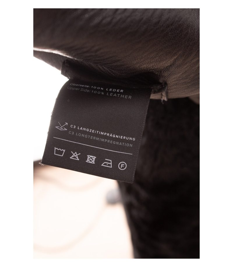 Werner Christ Damen Mantel Gr. 40 Schwarz Ledermantel Leder – Foto 11