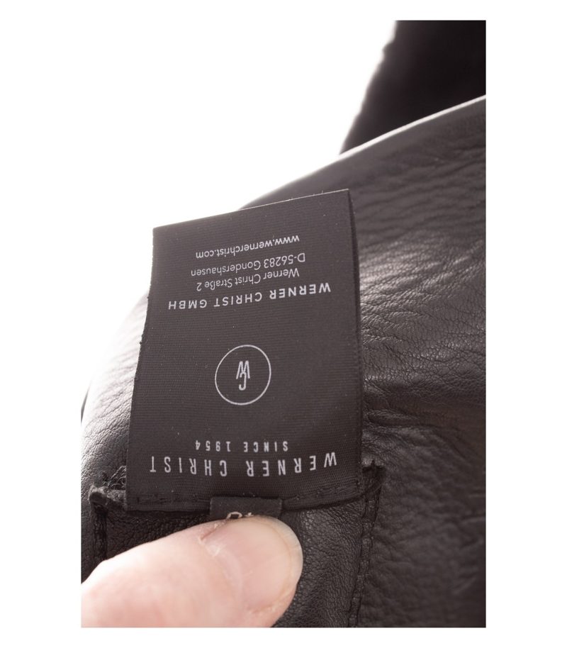 Werner Christ Damen Mantel Gr. 40 Schwarz Ledermantel Leder – Foto 12