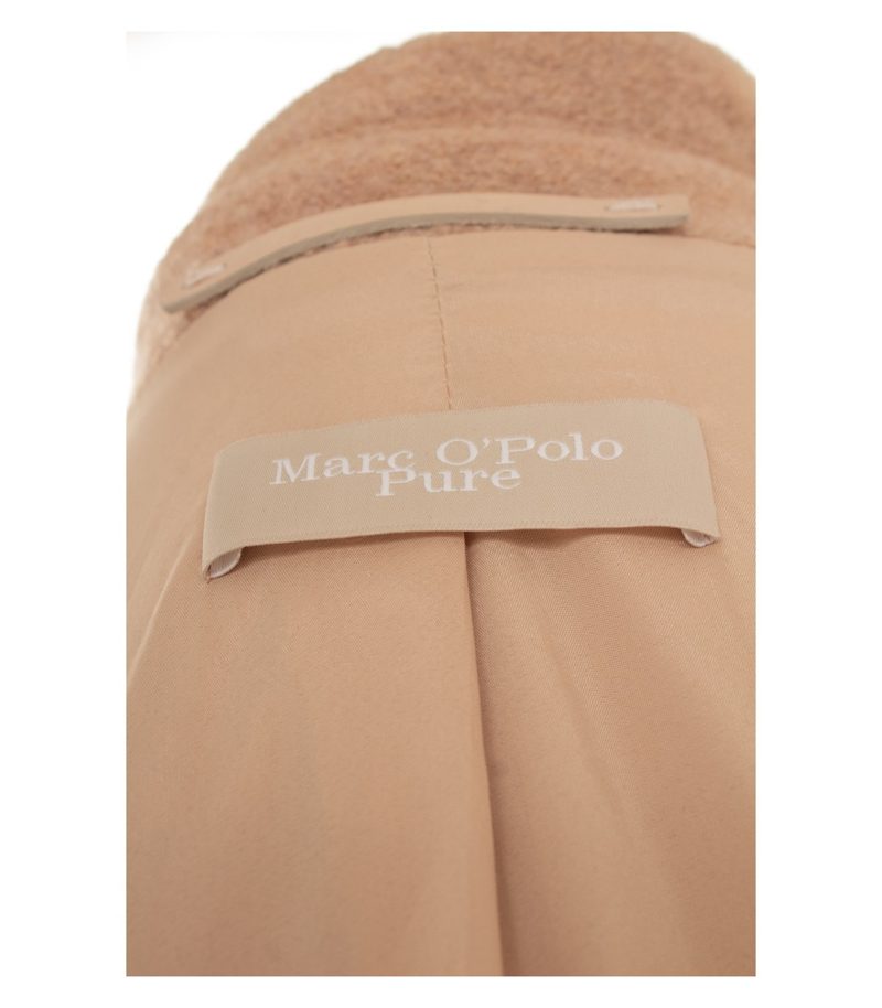 Marc O'Polo Damen Mantel Gr. 36 Pure Beige Einreiher Wolle – Foto 7
