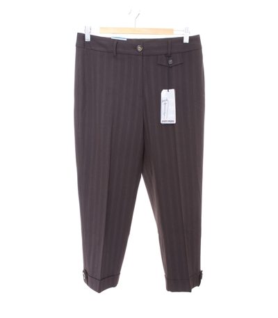 GERRY WEBER Damen Hose Gerades Bein Kurze Hose Gr. DE 38 Braun NEU