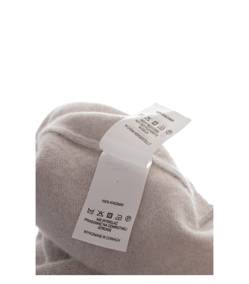He Loves Me He Loves Me Not Damen Pullover ca. Gr. 34 Hellblau-Beige Kaschmir – Foto 7