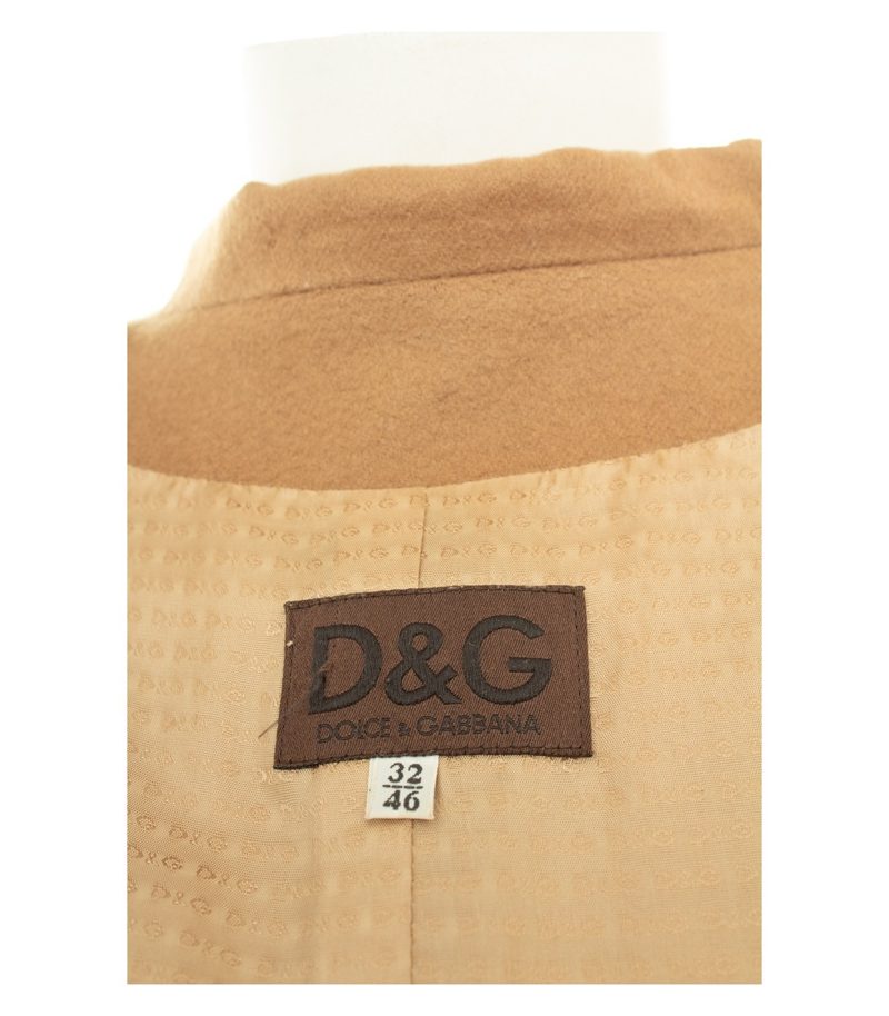 D&G Damen Hosenanzug Gr. 40 Camel 2-Teiler Wolle – Foto 7
