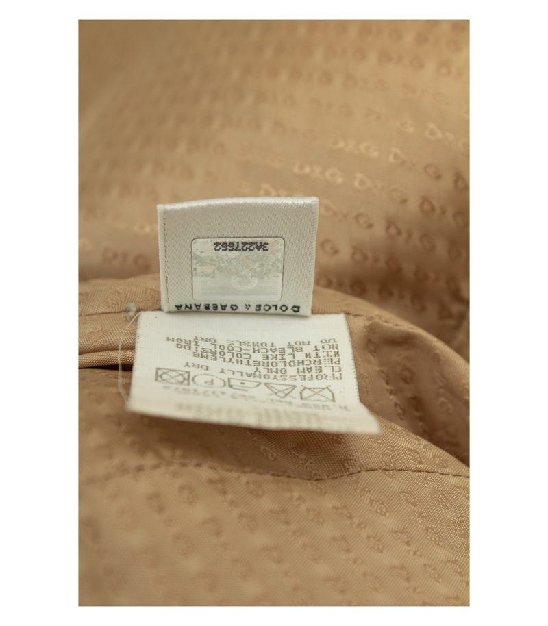 D&G Damen Hosenanzug Gr. 40 Camel 2-Teiler Wolle – Foto 11