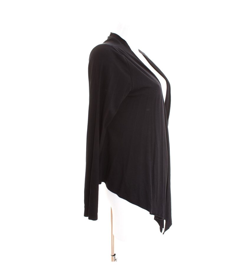 S.MARLON Damen Shirt Langarmshirt Stretchjacke Longsleeves Jacke Gr. L Schwarz – Foto 2