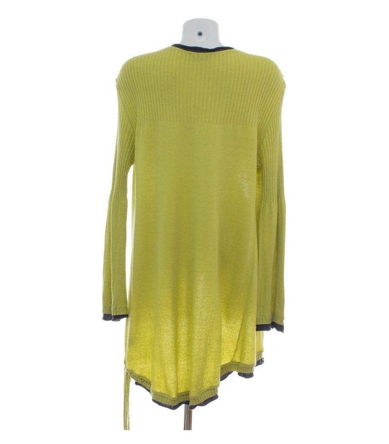 Elisa Cavaletti Damen Strickjacke Gr. XL Grüngelb Cardigan Wollmix – Foto 3
