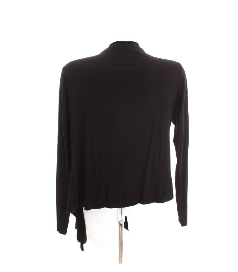 S.MARLON Damen Shirt Langarmshirt Stretchjacke Longsleeves Jacke Gr. L Schwarz – Foto 3