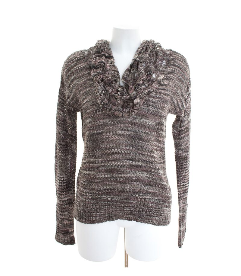 kensie Damen Pullover Lulli Lagenlook Gr. S Mehrfarbig Strick Baumwolle – Foto 1