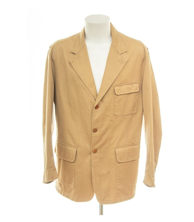 Polo by Ralph Lauren Herren Sakko Gr. XL Beige Einreiher Baumwolle – Foto 1