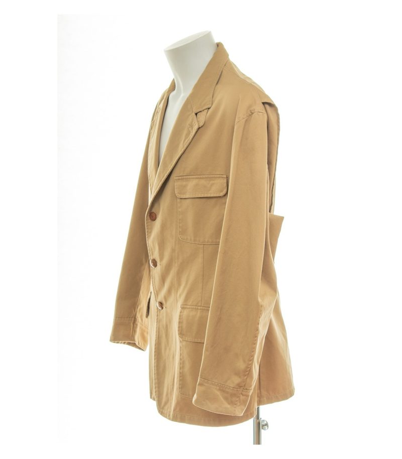Polo by Ralph Lauren Herren Sakko Gr. XL Beige Einreiher Baumwolle – Foto 3
