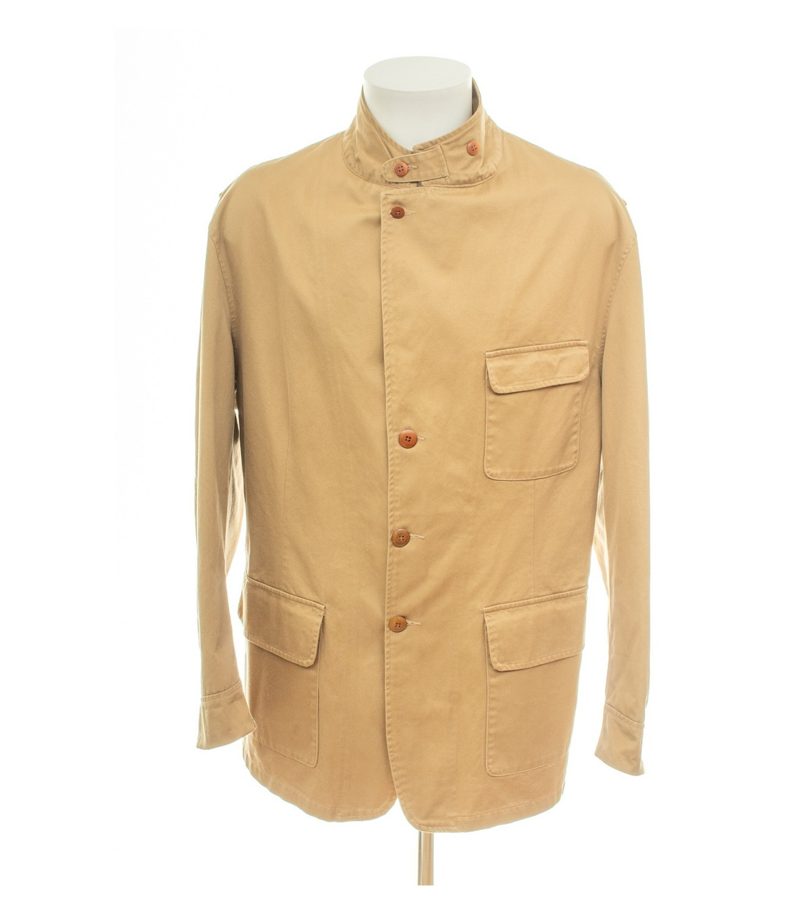 Polo by Ralph Lauren Herren Sakko Gr. XL Beige Einreiher Baumwolle – Foto 7