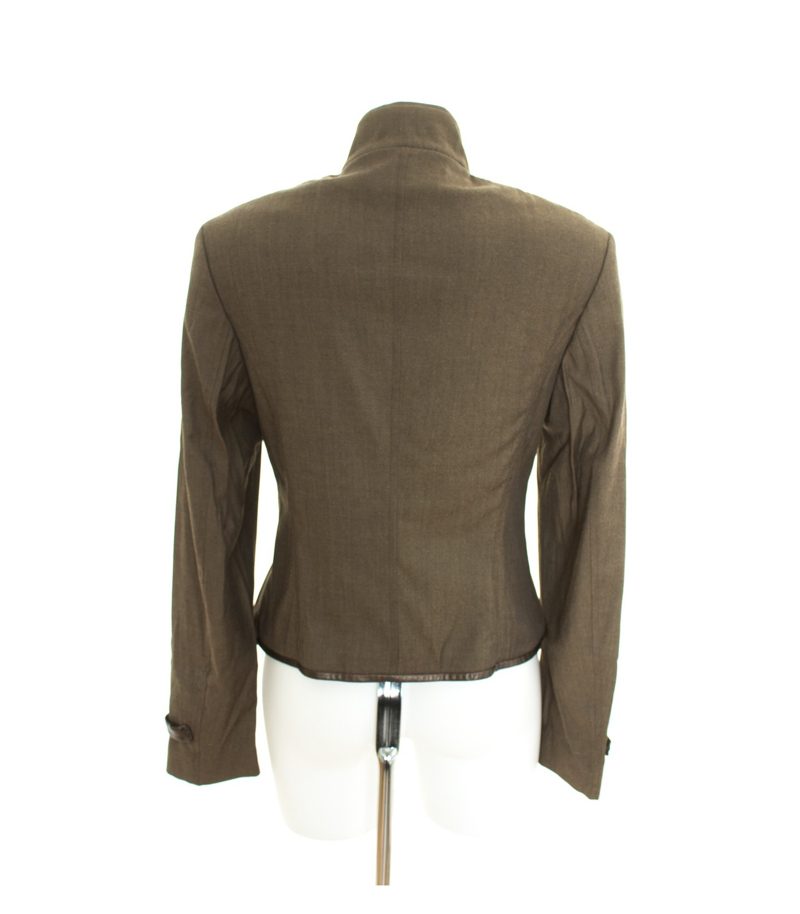 VIVENTY BERND BERGER Damen Blazer Gr. DE 38 Oliv Wolle – Foto 3