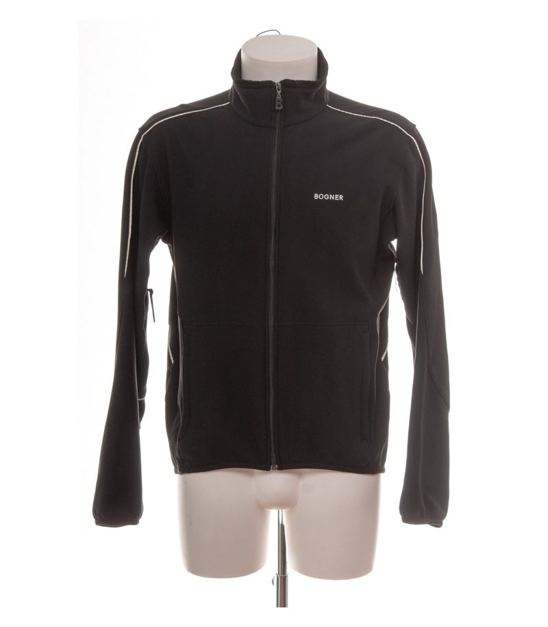 Bogner Herren Jacke Gr. L Schwarz Fleecejacke Windstopper Polyamid – Foto 1