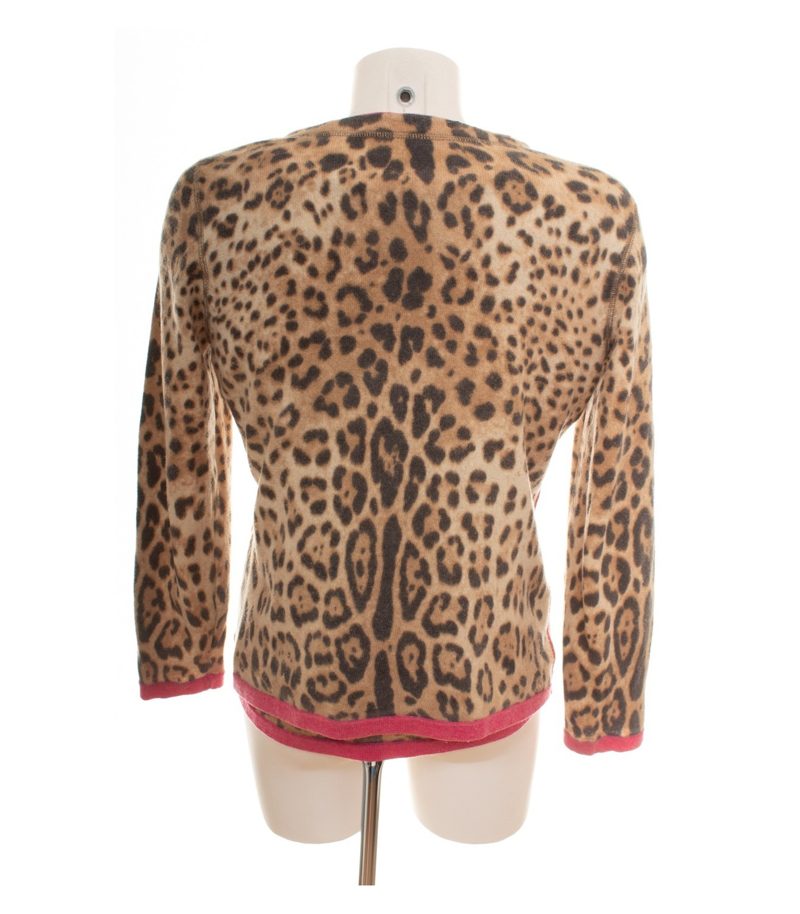 Basler Damen Twinset Gr. 42 Braun Tierfellmuster Schurwollmix – Foto 4