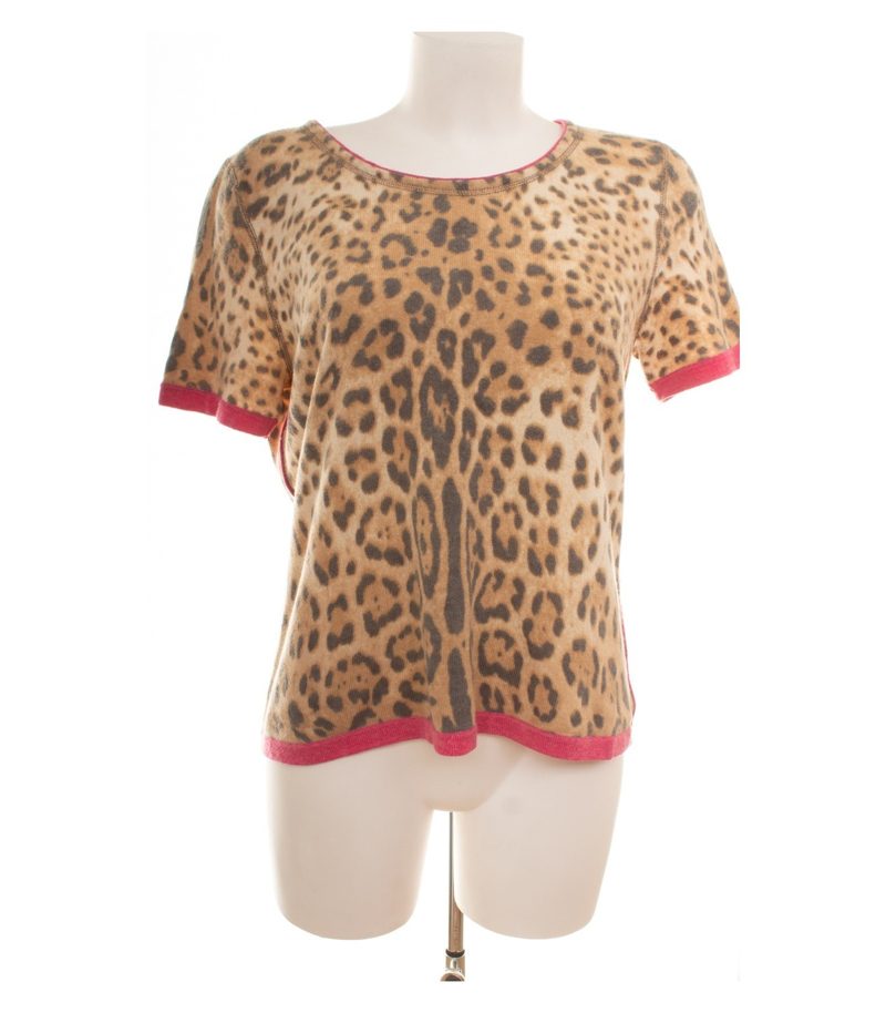 Basler Damen Twinset Gr. 42 Braun Tierfellmuster Schurwollmix – Foto 6