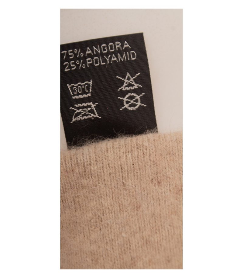 Medima Damen Weste Strickweste Gr. L Angora Beige Bindegürtel – Foto 7