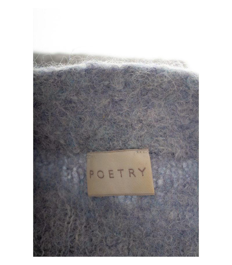 Poetry Damen Pullover Gr. L V904 Grau Alpakafilz Colour-Blocking – Foto 7