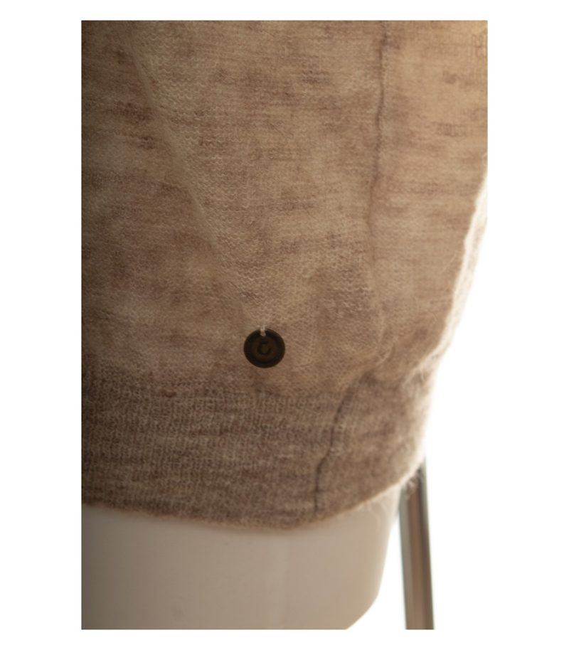 Campus Damen Strickjacke Gr. S Beige V-Ausschnitt Wollmix – Foto 5