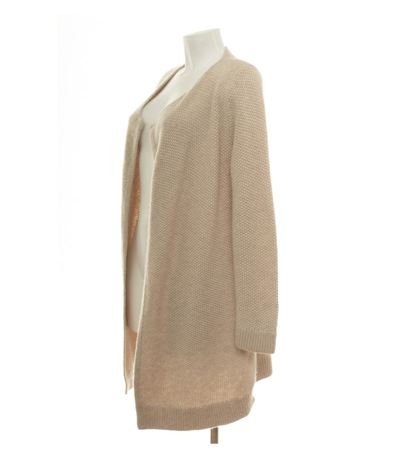 Boden Damen Strickjacke Gr. 40 (UK 12) Beige Strukturstrick Wollmix – Foto 3