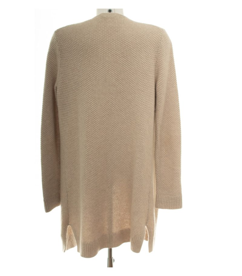 Boden Damen Strickjacke Gr. 40 (UK 12) Beige Strukturstrick Wollmix – Foto 4