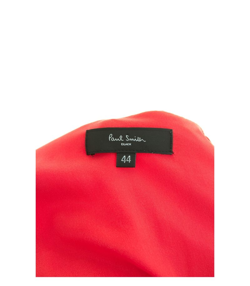 Paul Smith Damen Kleid Cocktailkleid Korallenrot Gr. DE 40 Seide – Foto 5
