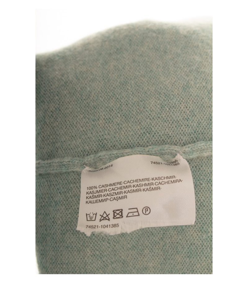C&A Damen Pullover Gr. M Pure Cashmere Hellblau V-Ausschnitt Kaschmir – Foto 5