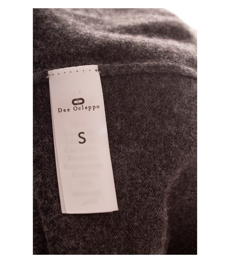 Dee Ocleppo Damen Pullover Gr. S Grau V-Ausschnitt Kaschmir – Foto 6