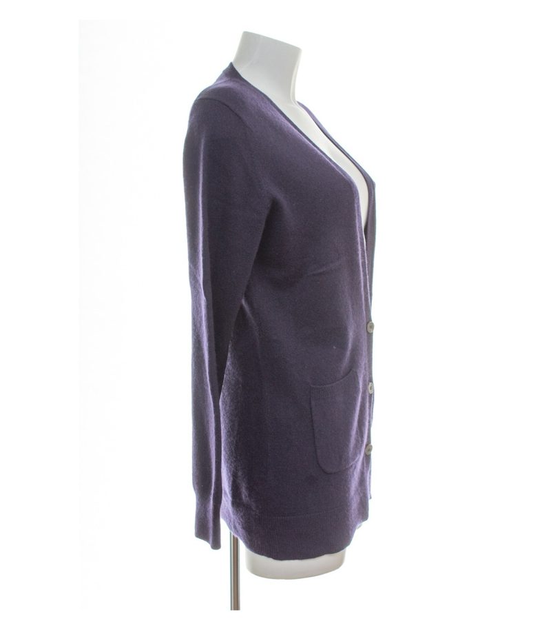 Jake*s Damen Strickjacke Gr. L Cardigan Kaschmir Blau V-Ausschnitt – Foto 2