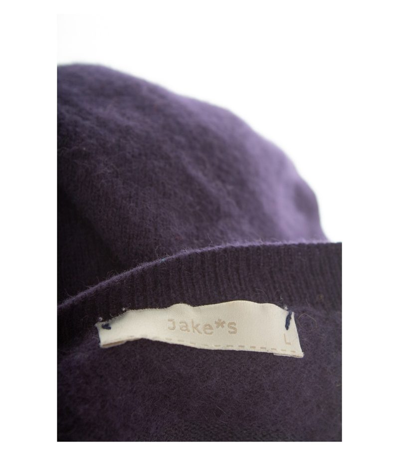 Jake*s Damen Strickjacke Gr. L Cardigan Kaschmir Blau V-Ausschnitt – Foto 9