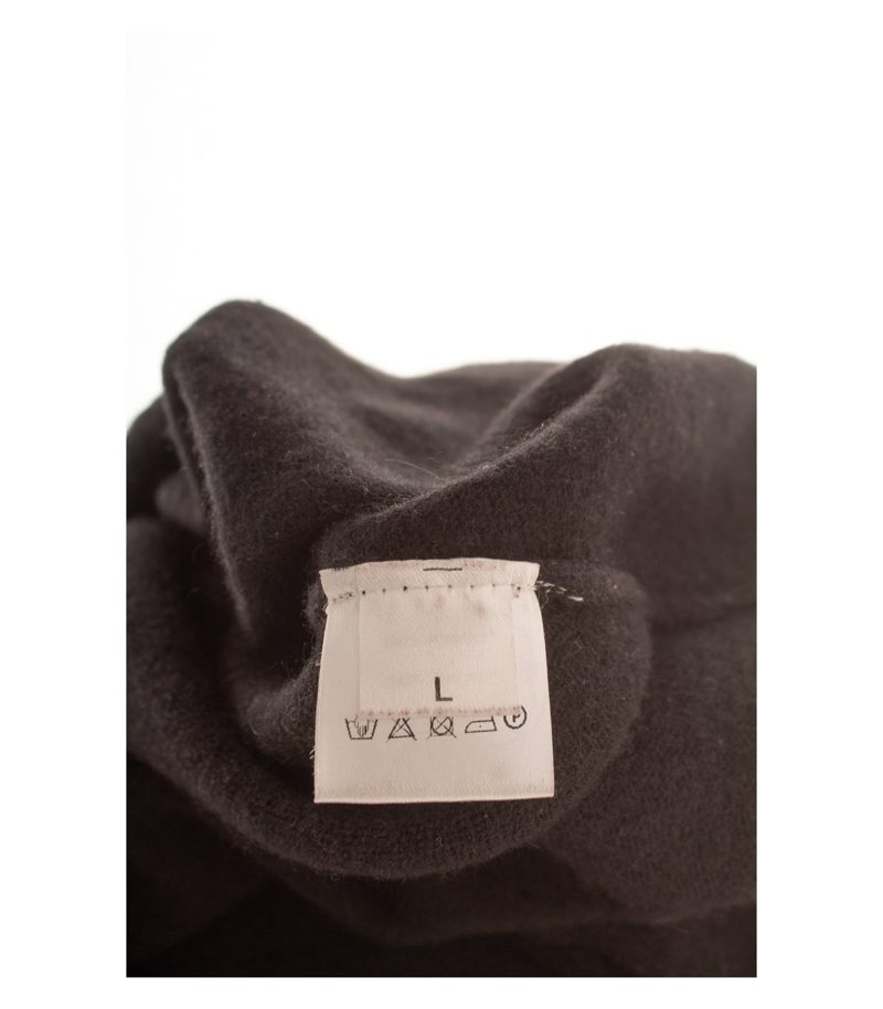me & lou Damen Pullover Strickpullover Gr. L Kaschmir Schwarz V-Ausschnitt – Foto 5