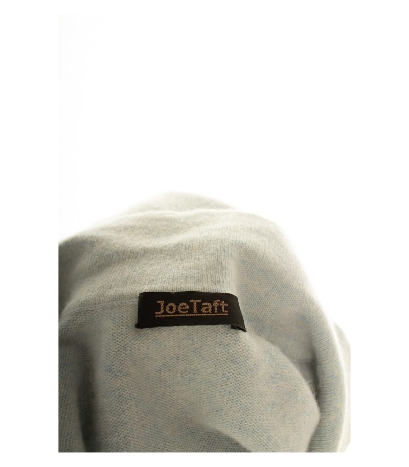 JoeTaft Damen Pullover Gr. 44 Hellblau Polokragen Kaschmir Meliert – Foto 8
