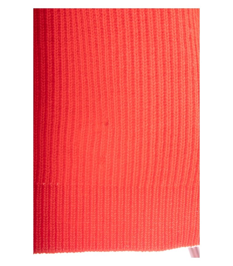 ESCADA Damen Pullover Gr. 42 Margaretha Ley Orange Schalkragen Wolle – Foto 5