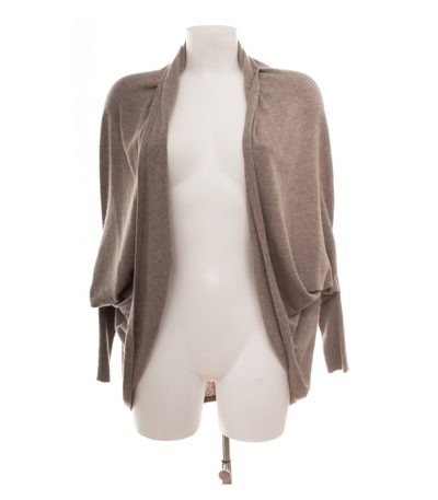 for friends only Damen Strickjacke Gr. M/L Hellbraun Cardigan Offen Wollmix