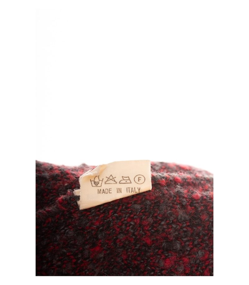 Etienne Aigner Damen Pullover Strickpullover Gr. 40 Wollmix Rot Rundhals – Foto 7